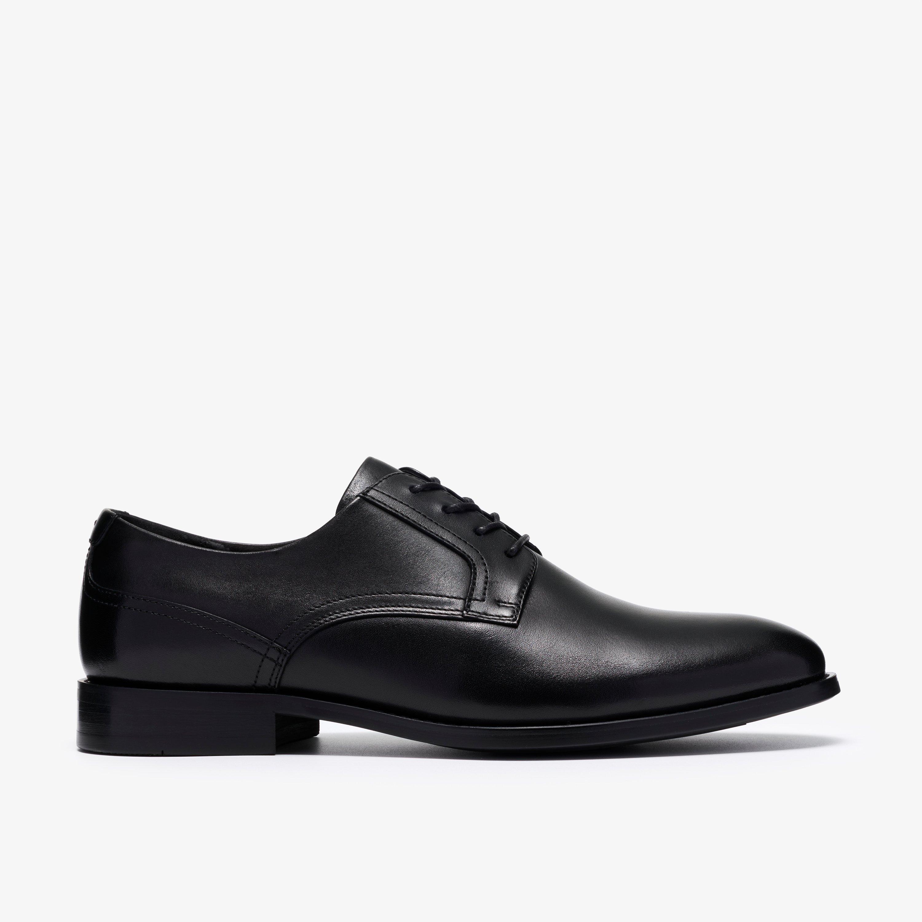 Bowburn Lace Shoes Black Leather
