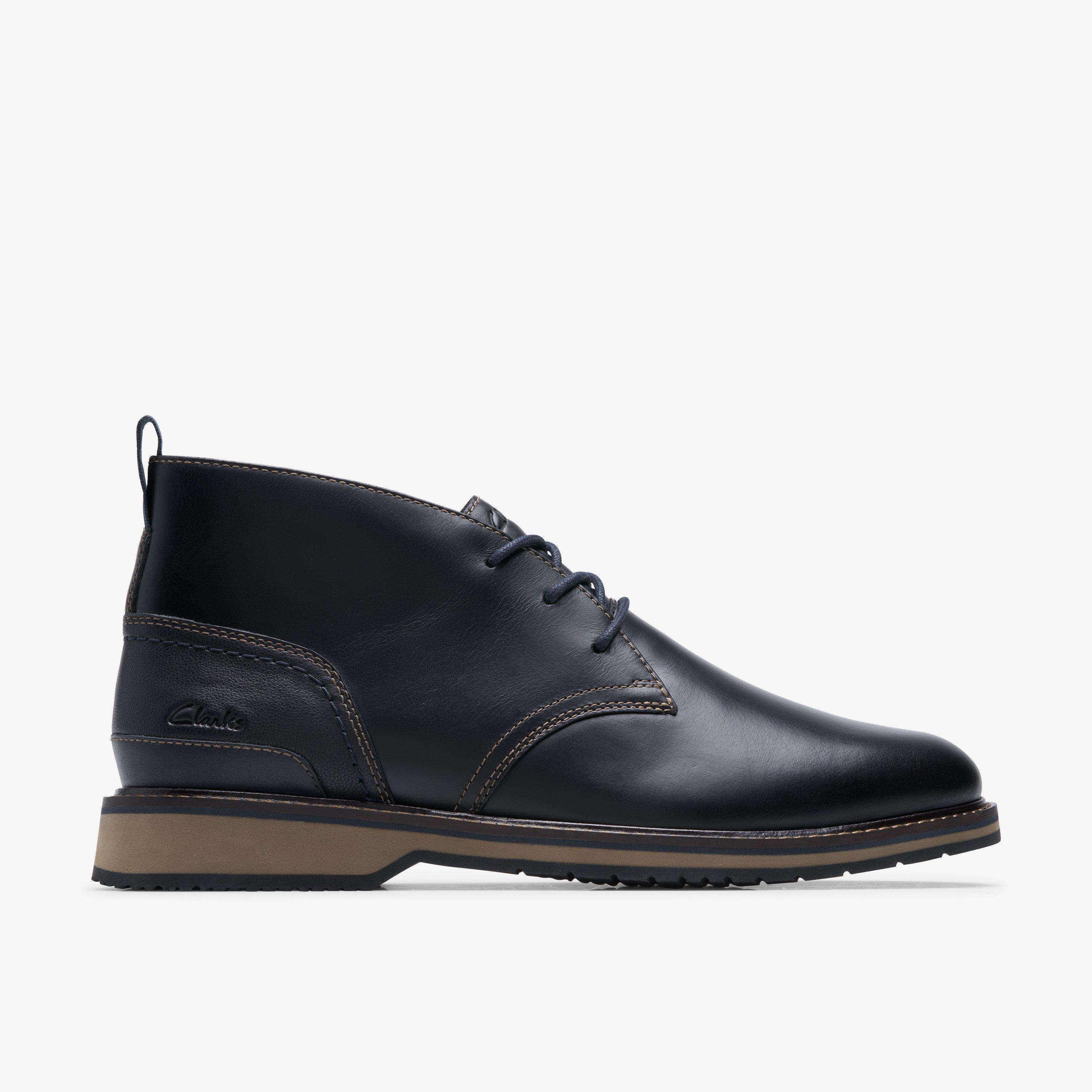 Monahan Chukka Black Leather